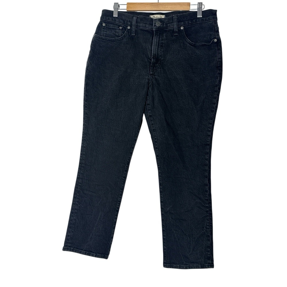 Madewell‎ The Perfect Vintage Jean Women's Size 30 Black Wash High Rise Denim